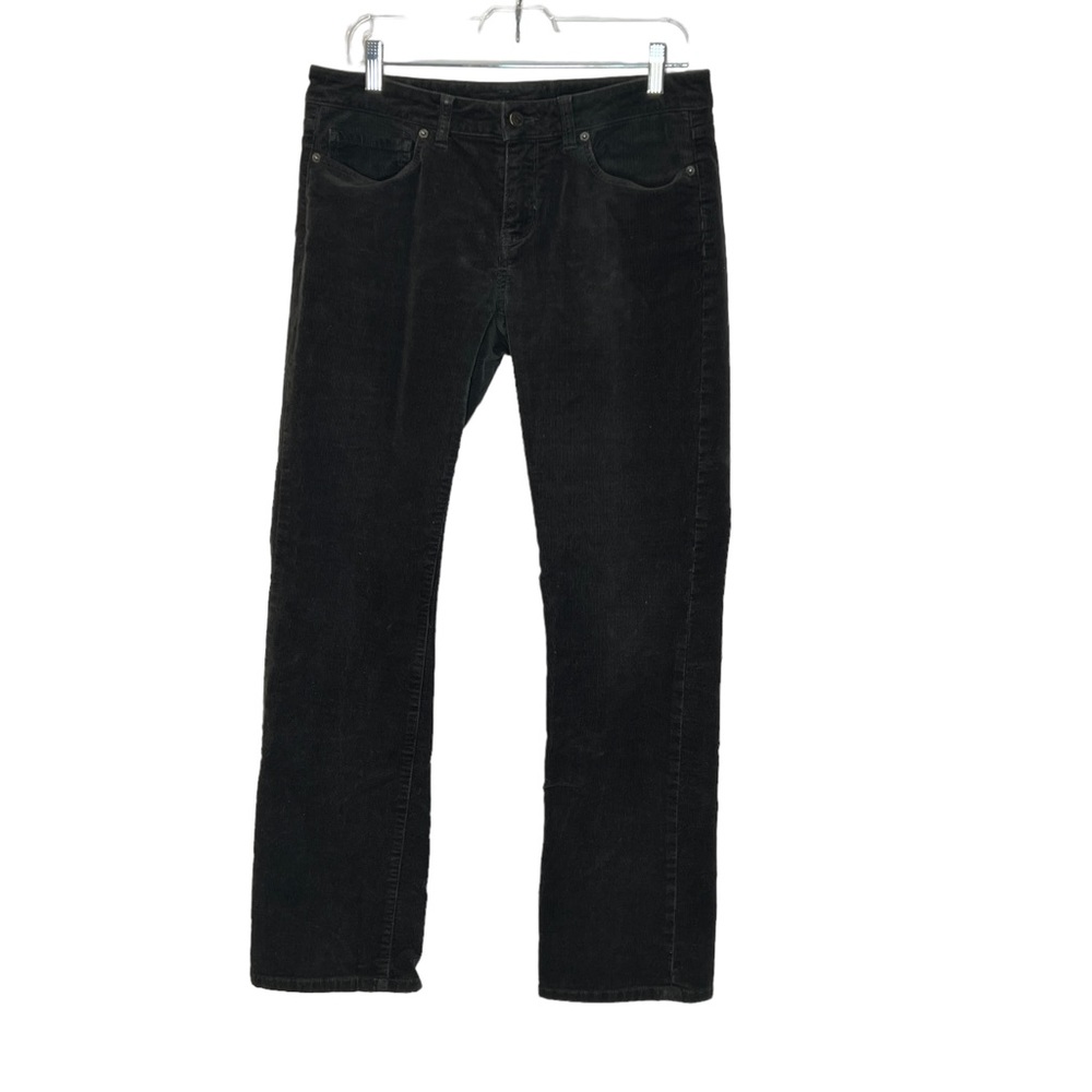 Patagonia black corduroy straight leg pants